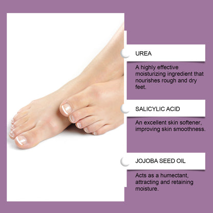 Hand and foot skin cleansing and keratin care stick