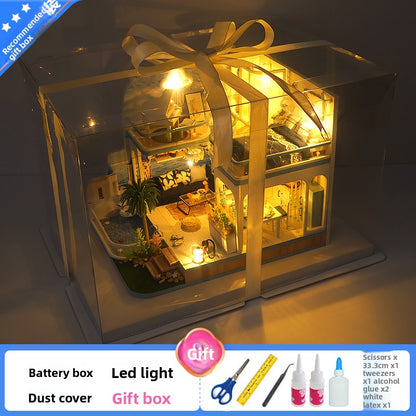 Hand-assembled mini house