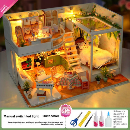 Hand-assembled mini house