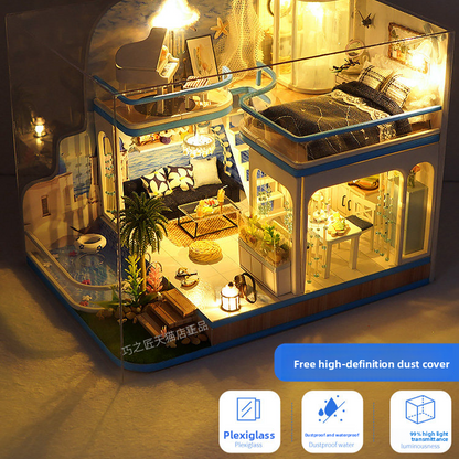 Hand-assembled mini house