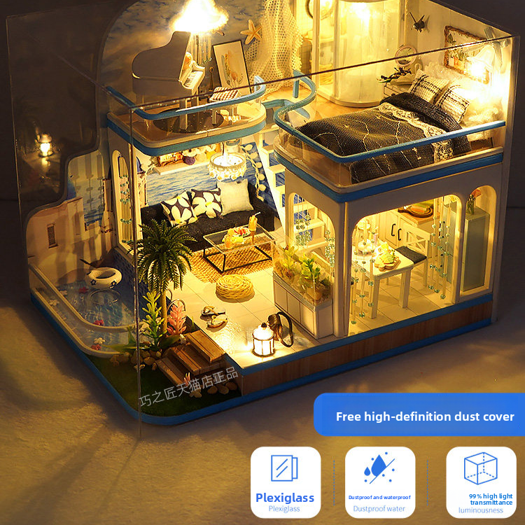 Hand-assembled mini house
