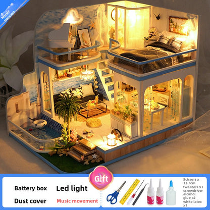 Hand-assembled mini house