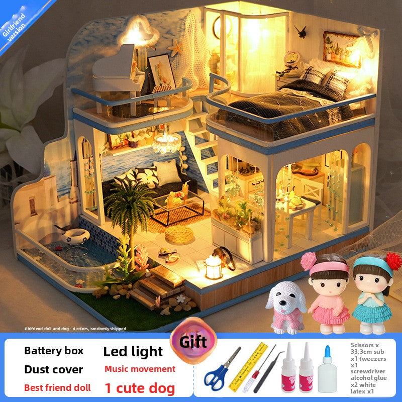 Hand-assembled mini house
