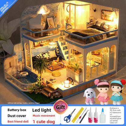 Hand-assembled mini house