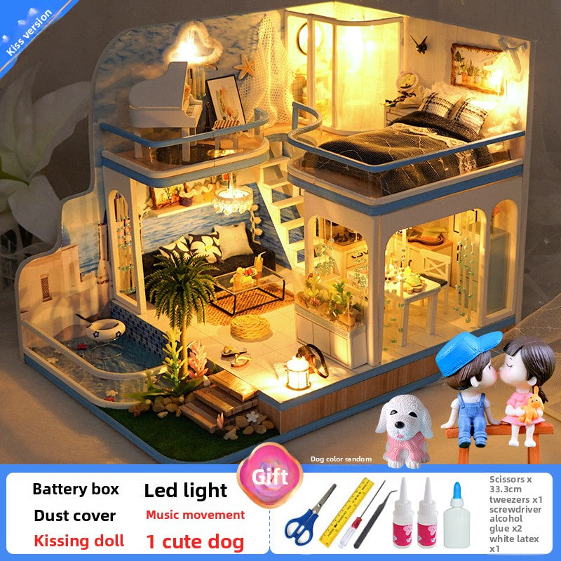 Hand-assembled mini house