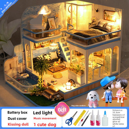 Hand-assembled mini house