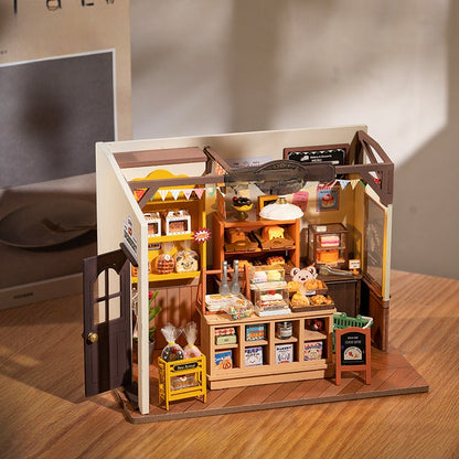 Hand-assembled miniature house