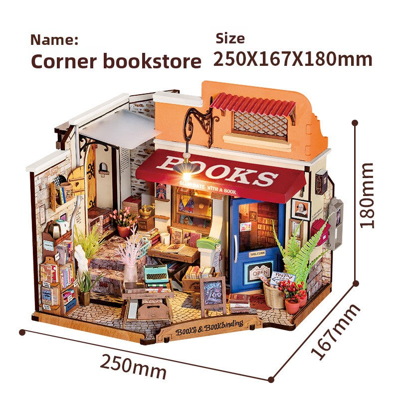 Hand-assembled miniature house