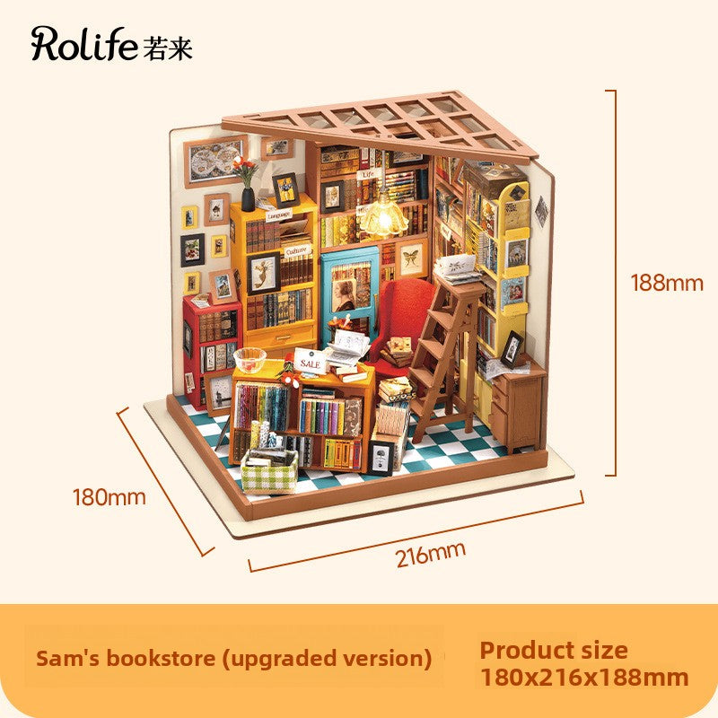 Hand-assembled miniature house