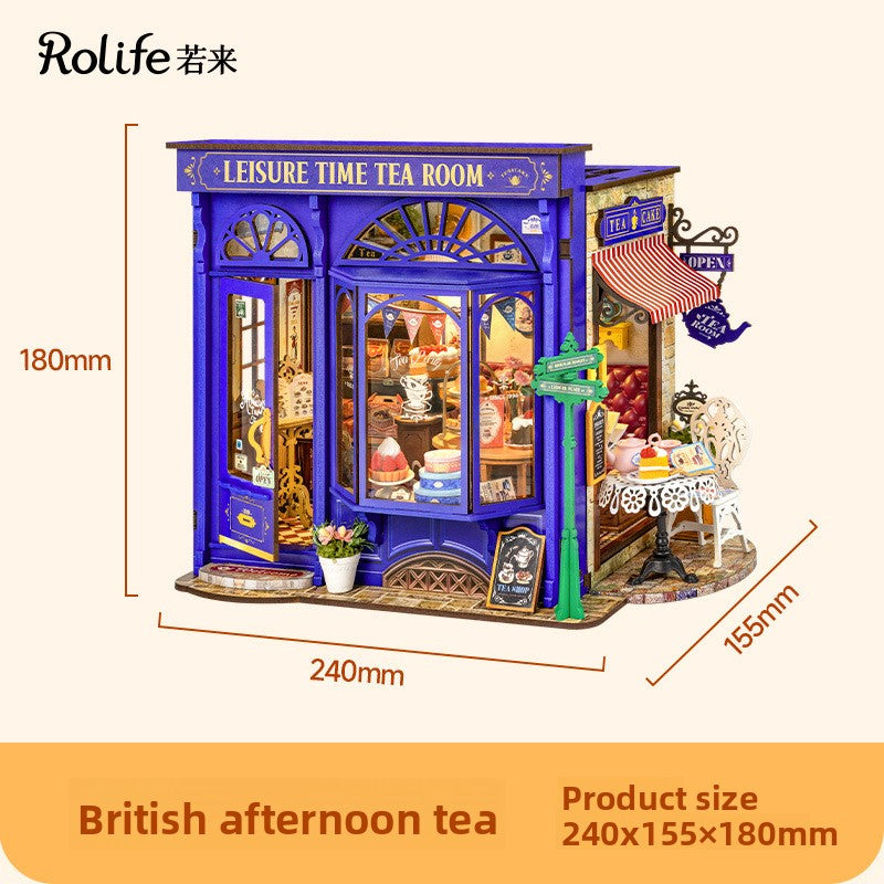 Hand-assembled miniature house