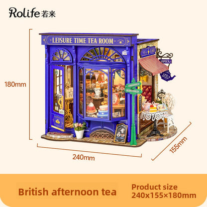 Hand-assembled miniature house