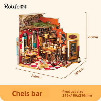 Hand-assembled miniature house