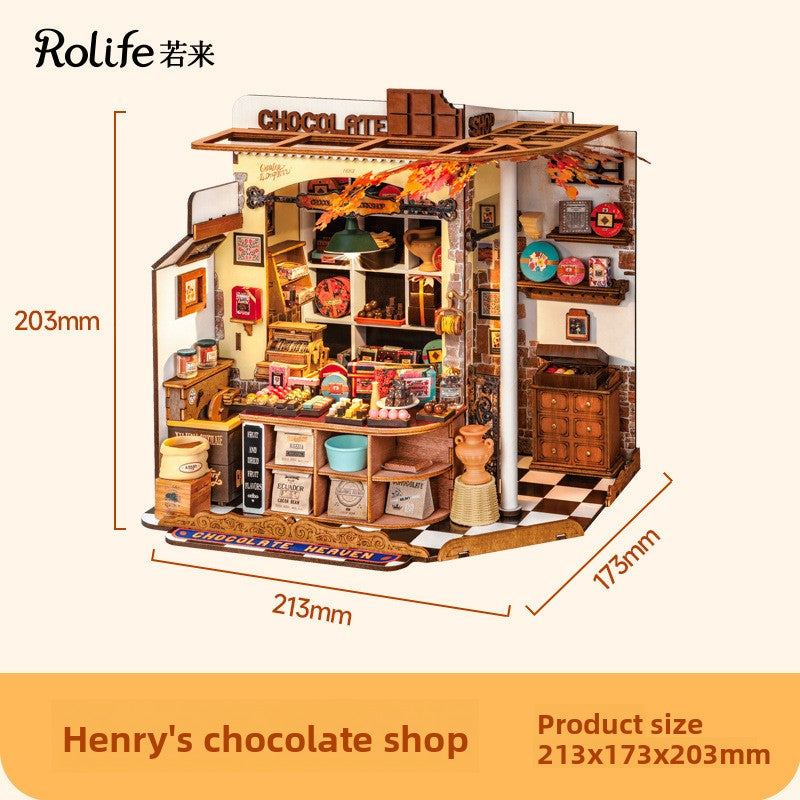 Hand-assembled miniature house