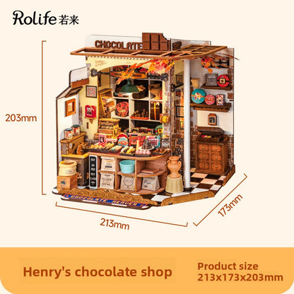 Hand-assembled miniature house