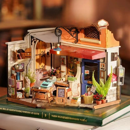 Hand-assembled miniature house