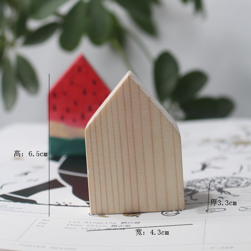 Hand-Carved Basswood Animal Figurines