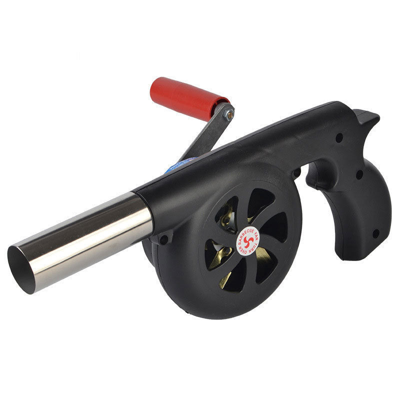 Hand crank blower