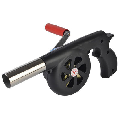 Hand crank blower