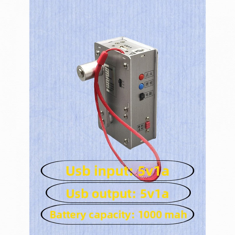 Hand-crank emergency charger