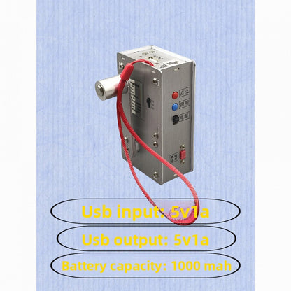 Hand-crank emergency charger