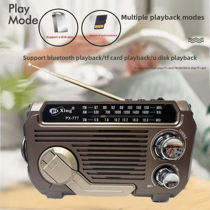 Hand Crank Emergency Radio with Bluetooth