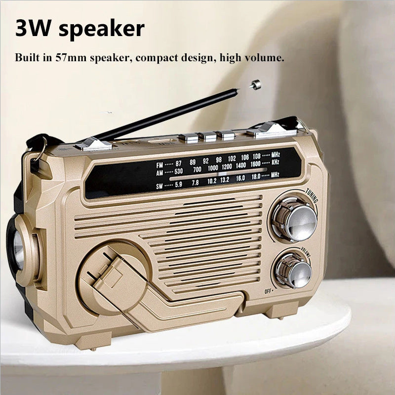 Hand Crank Emergency Radio with Bluetooth