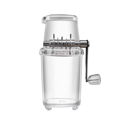 Hand-cranked ice crusher