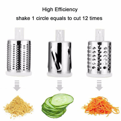 Hand-Cranked Multi-Functional Vegetable Cutter