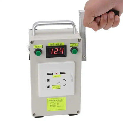 Hand-Cranked Outdoor Power Supply with 220V AC and USB Ports