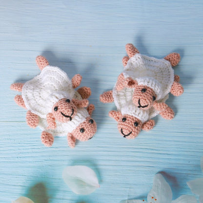 Hand-crocheted coasters