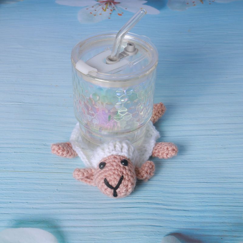 Hand-crocheted coasters