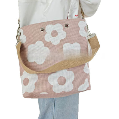 Hand-Crocheted Floral Tote Bag