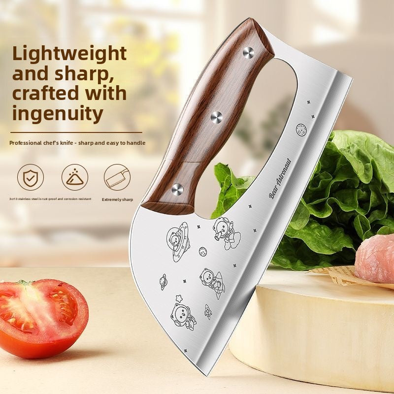 Hand-Forged Stainless Steel Kitchen Knife