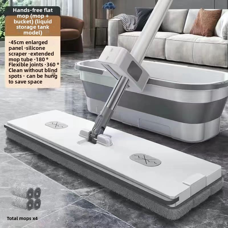 Hand-free Flat Mop