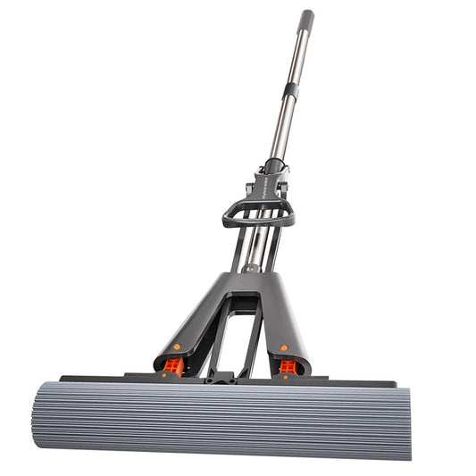 Hand-free sponge mop