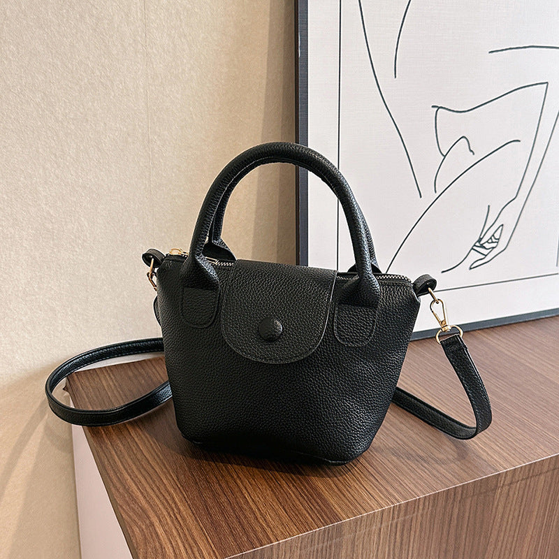 Hand-held bucket bag