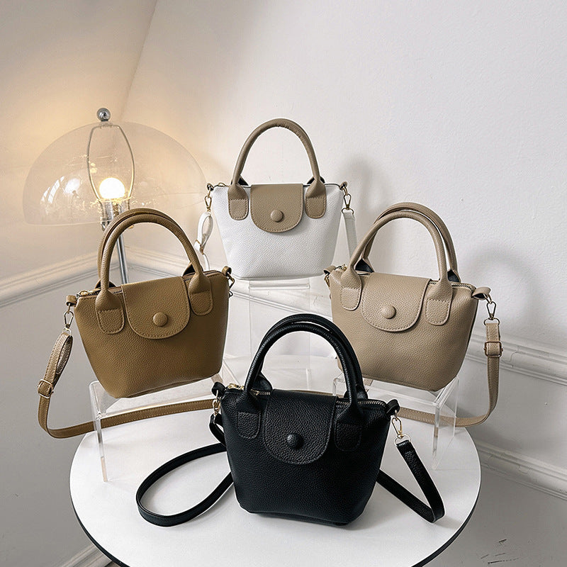 Hand-held bucket bag