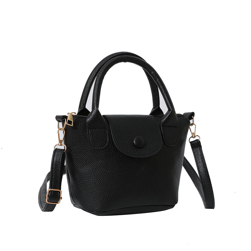 Hand-held bucket bag
