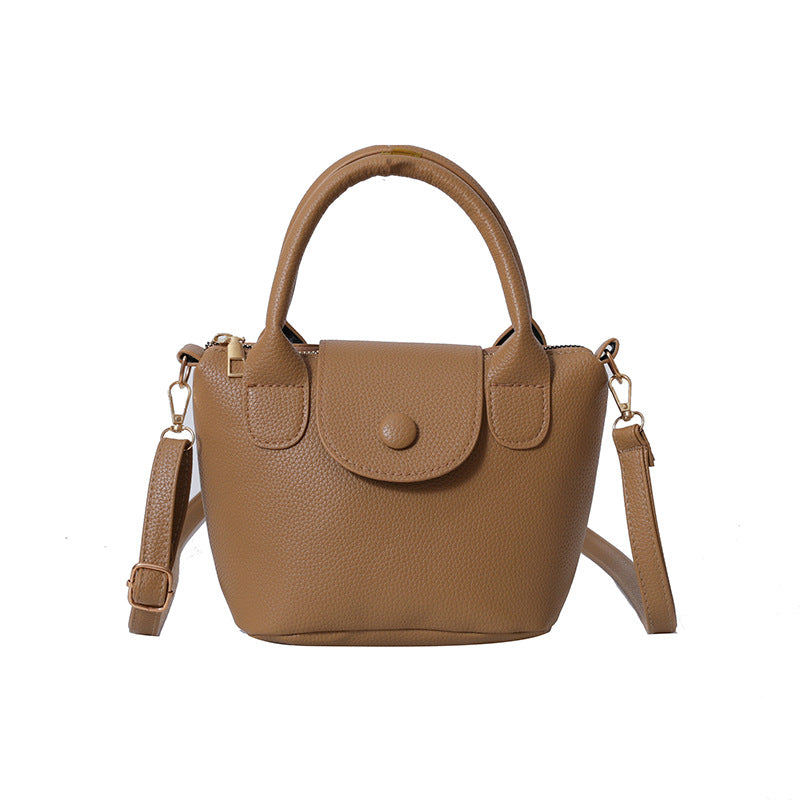 Hand-held bucket bag