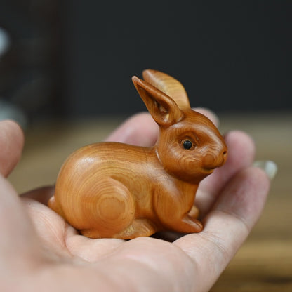 Hand-held Rabbit Zodiac Desktop Ornament