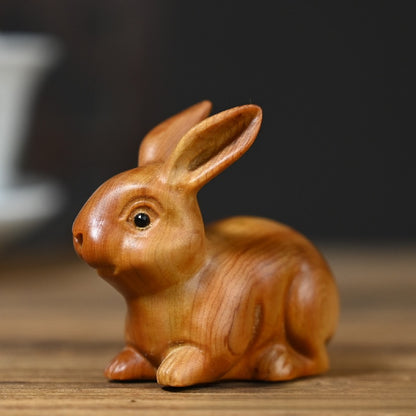 Hand-held Rabbit Zodiac Desktop Ornament