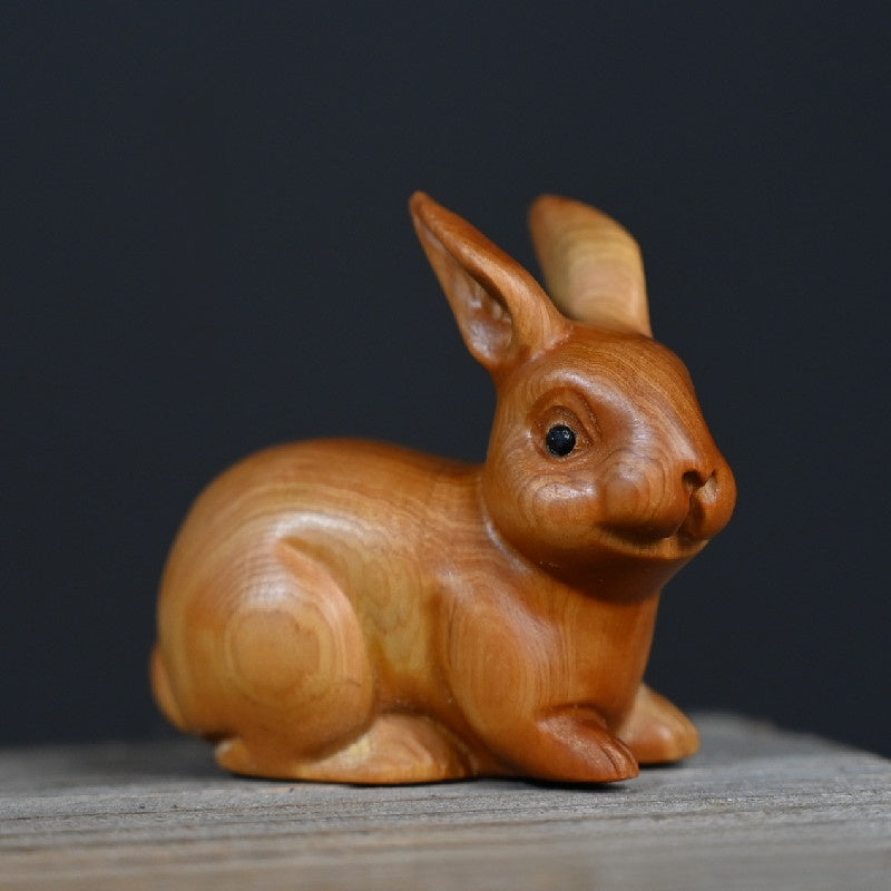 Hand-held Rabbit Zodiac Desktop Ornament