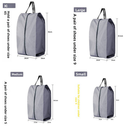 Hand-held travel, sports and fitness shoe bags