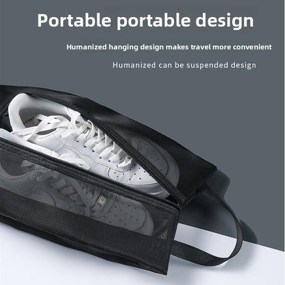 Hand-held travel, sports and fitness shoe bags