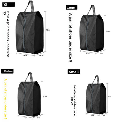 Hand-held travel, sports and fitness shoe bags