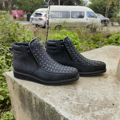 Hand-knitted Boots