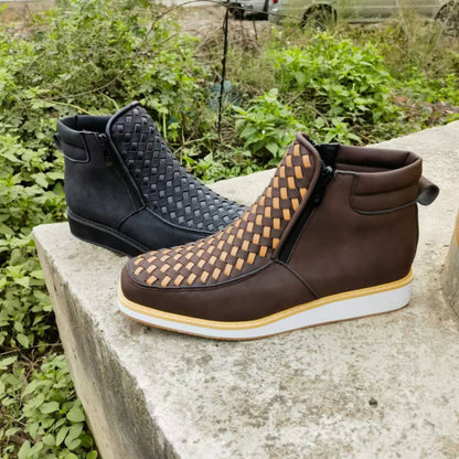 Hand-knitted Boots