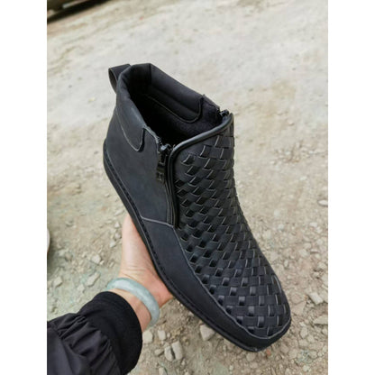 Hand-knitted Boots