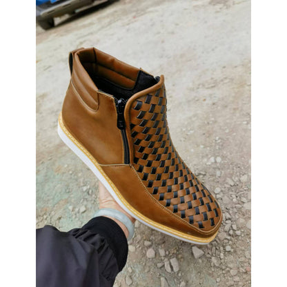 Hand-knitted Boots