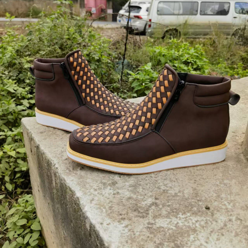 Hand-knitted Boots